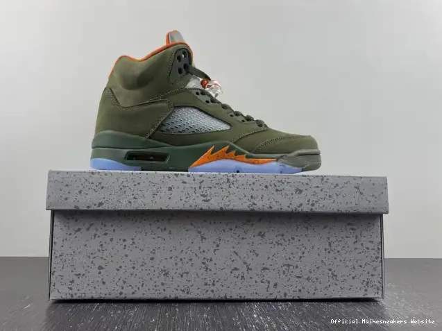 Official Maikesneakers Olive Jordan 5 DD0587-308 Air 0518